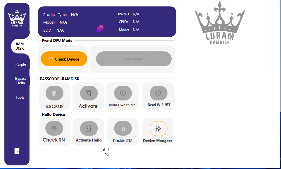 LURam Tool v6.1