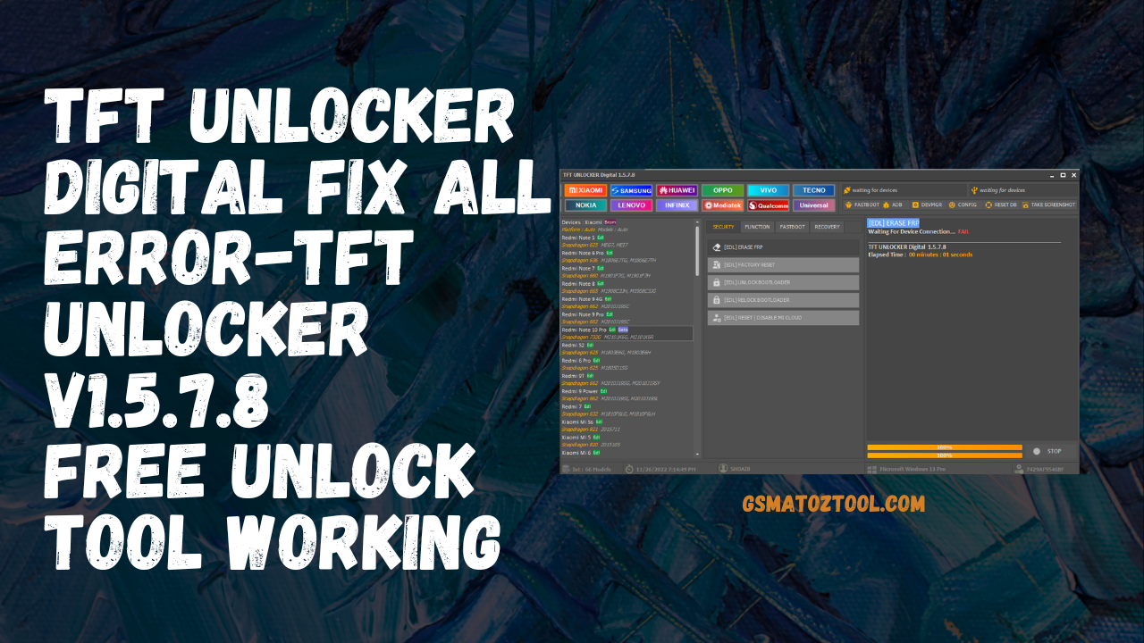 TFT UNLOCKER Digital v1.5.7.8 Tool Download TFT UNLOCKER Digital v1.5.7.8 Tool Download
