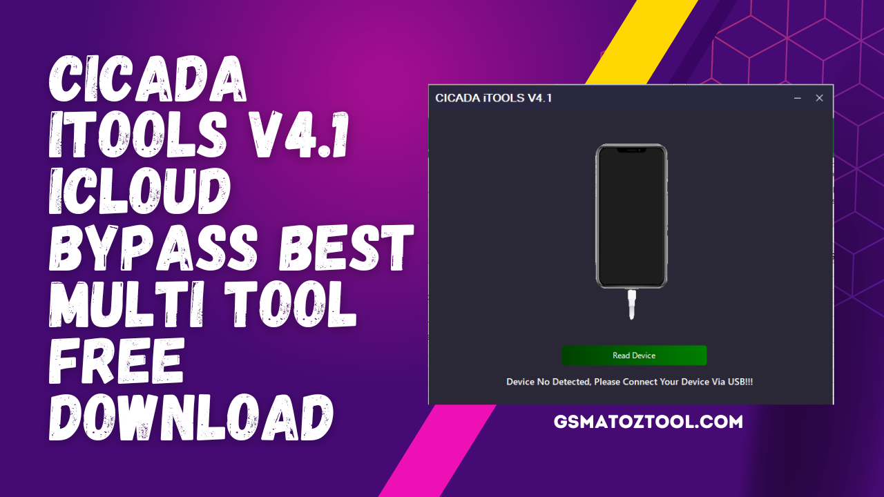 CICADA iTools iCloud Bypass Best Multi Tool Download