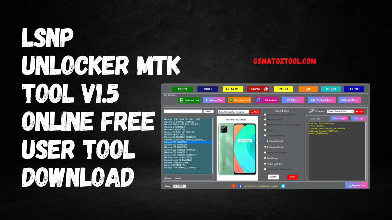 Download Lsnp Unlocker MTK Tool V1.5 Free User Tool 