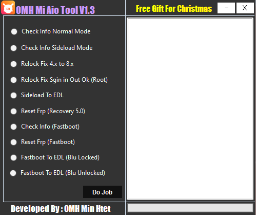 Download OMH MI AIO Tool V1.3 Latest Free Tool