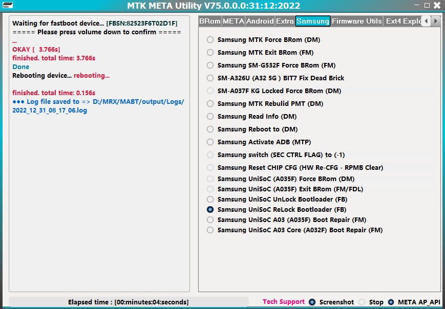 Mtk auth bypass tool v75 (mtk meta mode utility) tool
