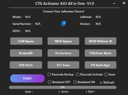 Ctg activator aio all in one tool