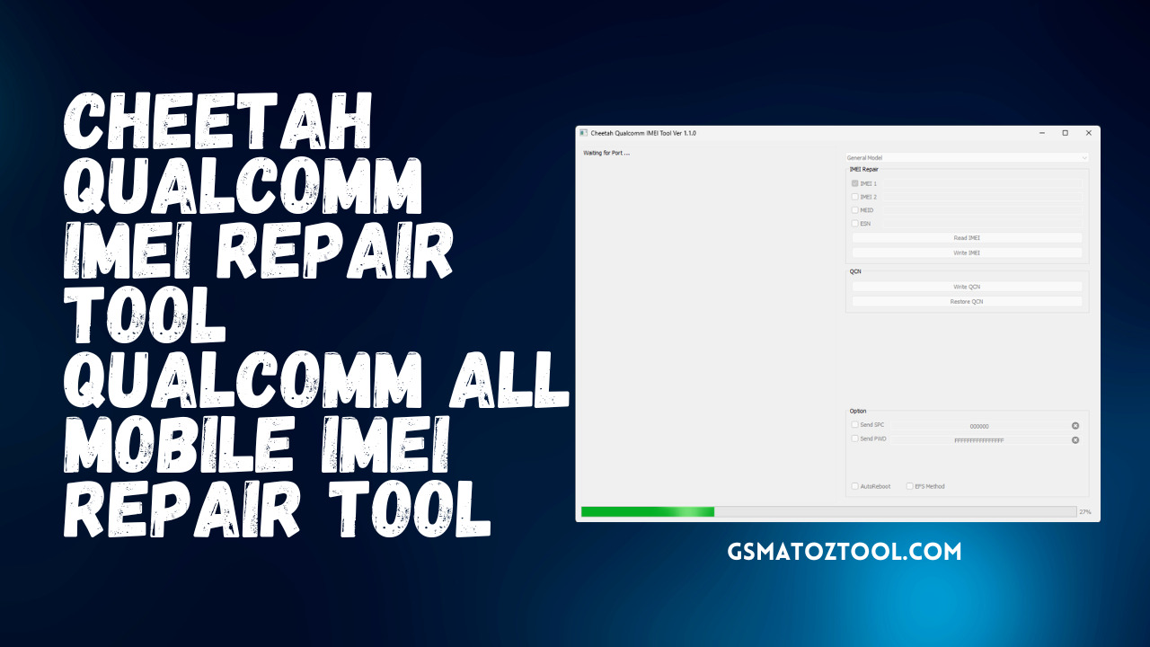 Cheetah Qualcomm IMEI Tool v1.1.0 Latest Free Download