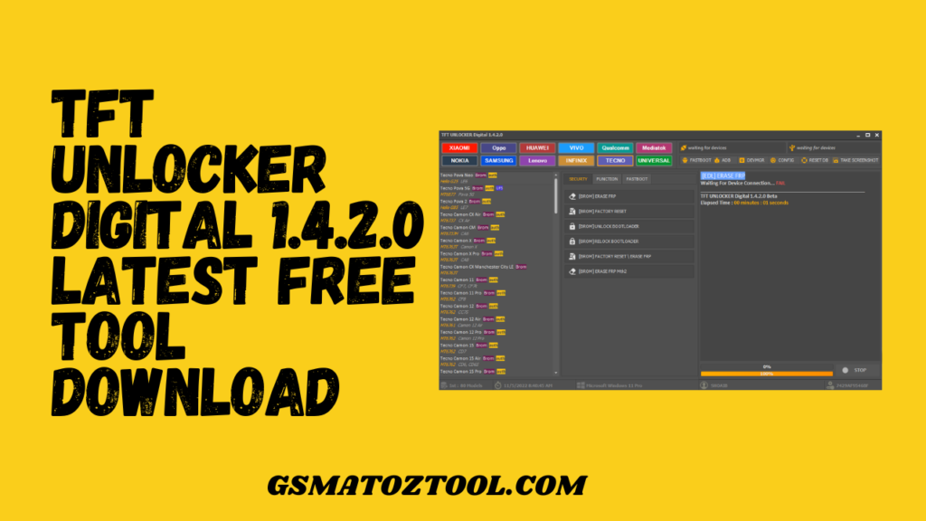 Tft unlocker digital 1. 4. 2. 0 latest free tool download