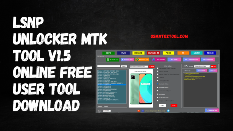 Download Lsnp Unlocker MTK Tool V1.5 Free User Tool