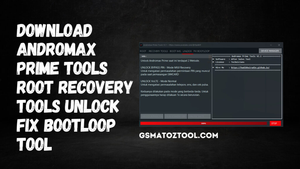 Andromax prime tools v2. 1 free | after sales tool for technicians | hadik it | root | recovery tools