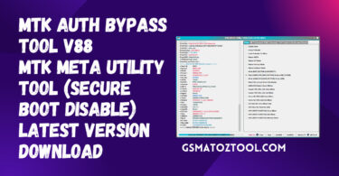 Mtk auth bypass tool v88 – mtk meta utility tool latest version download