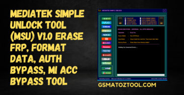 Mediatek simple unlock tool v1. 0 (msu) latest version free download