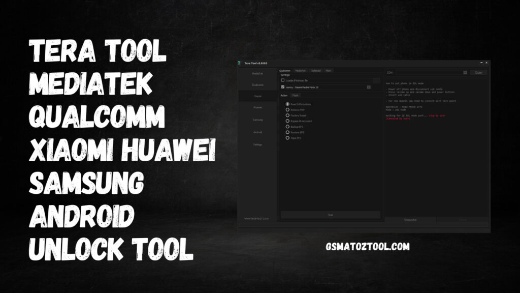 Download tera tool v1. 0 crack by gsmxteam free tool