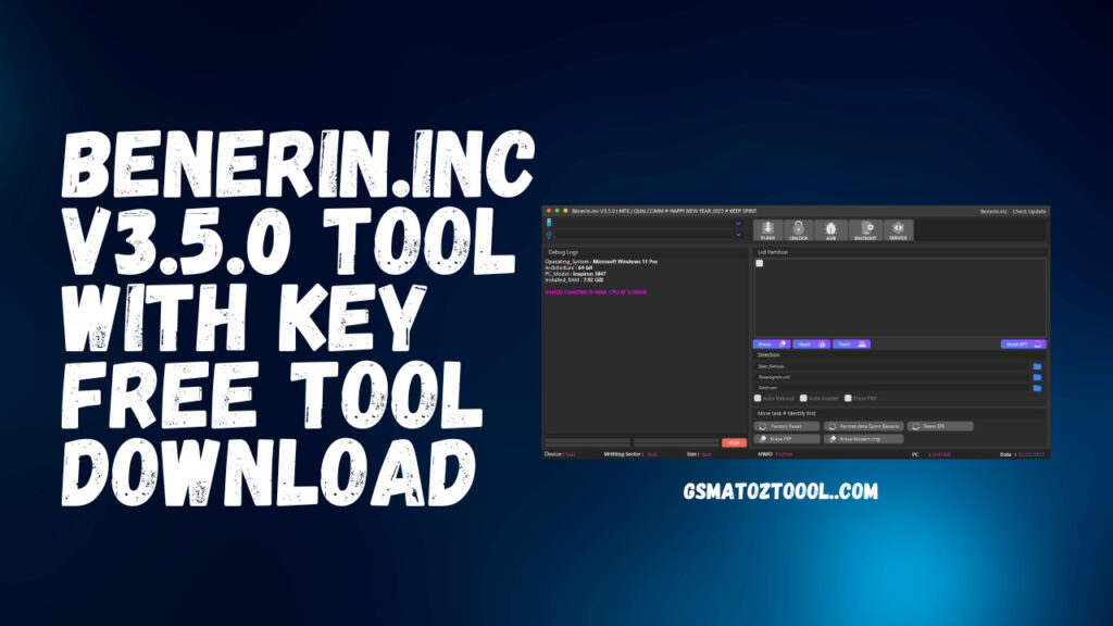 Benerin. Inc tool v3. 5. 0 mtk qualcomm with key latest tool download