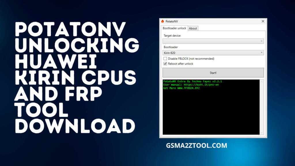 Potatonv bootloader unlock tool latest version download