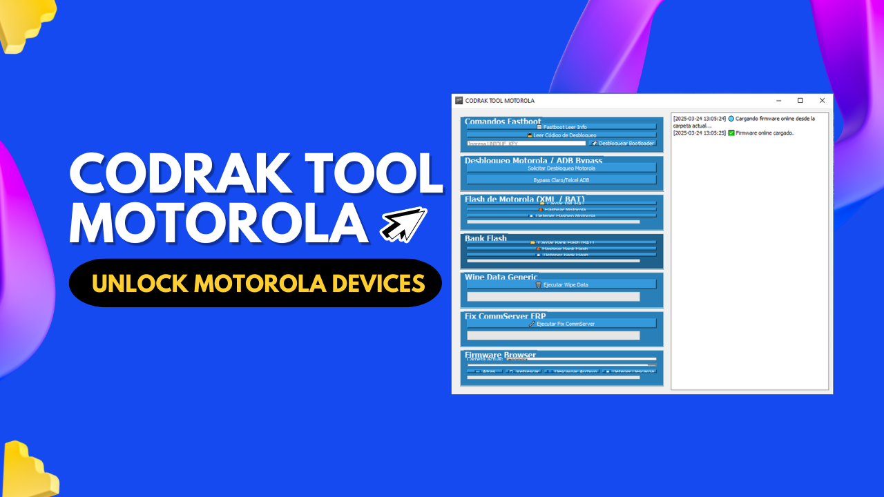 Codrak tool motorola