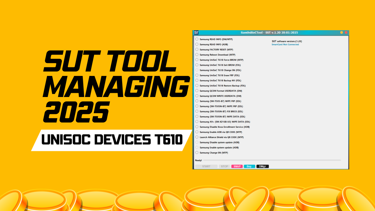 Sut tool managing 2025