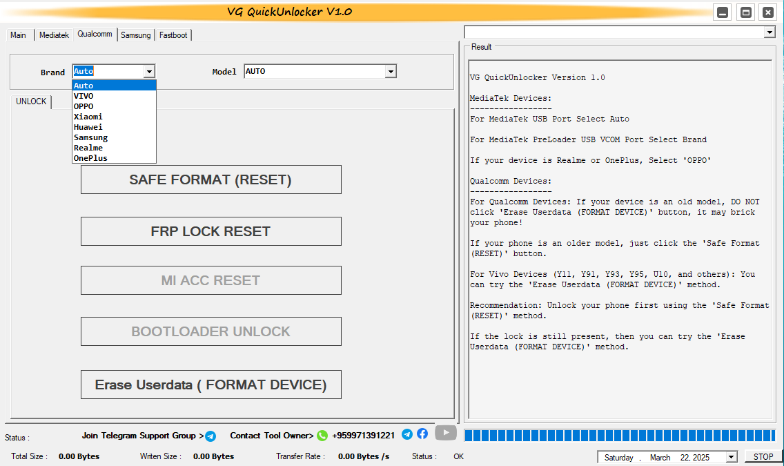 Vg quick unlocker tool v1. 0 for any android free easy step 2 Vg quick unlocker tool