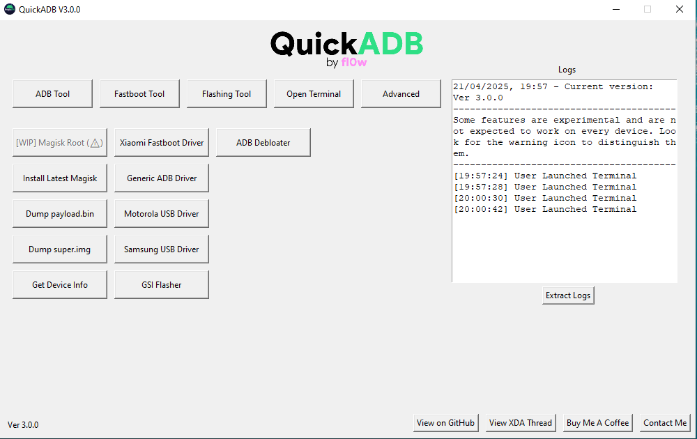Quickadb tool