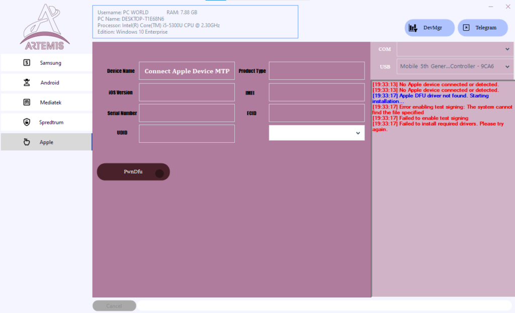 Artemis tool samsung android and apple free download 6 Artemis tool