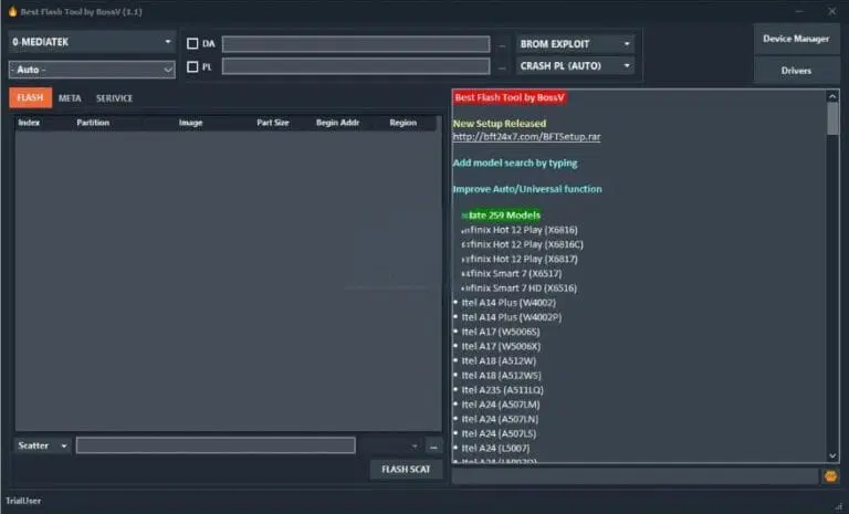 Best flash tool by bossv v1. 5 (miracle team) latest update 2 Best flash tool by bossv