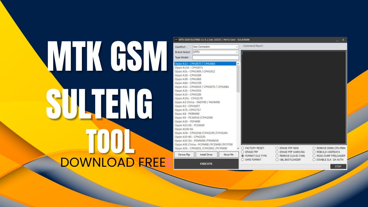 Mtk gsm sulteng tool