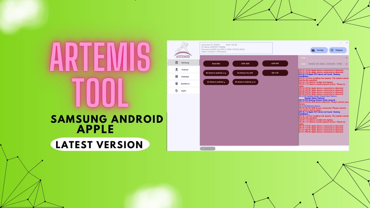 Artemis tool