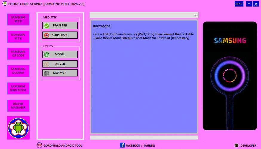 Phone clinic service tool