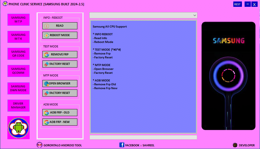 Phone clinic service tool