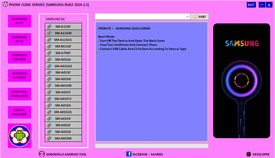 Phone clinic service tool