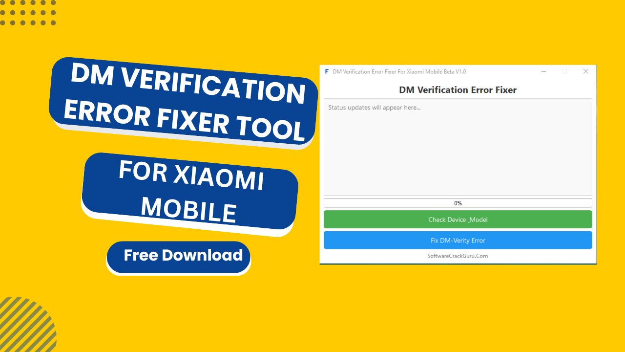 Dm verification error fixer tool