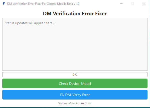 Dm verification error fixer tool