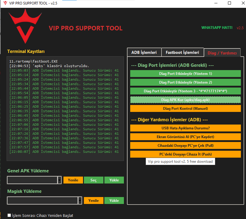 Vip pro support tool v2. 5 latest version free download 4 Vip pro support tool