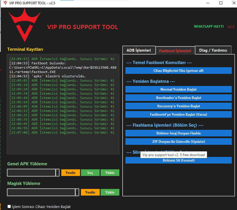 Vip pro support tool v2. 5 latest version free download 3 Vip pro support tool
