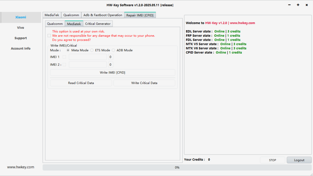 HW-Key Software Tool