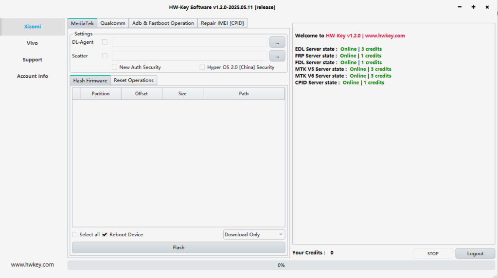 HW-Key Software Tool 