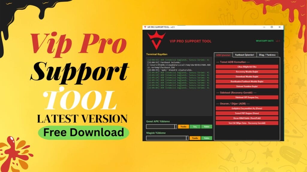 Vip pro support tool