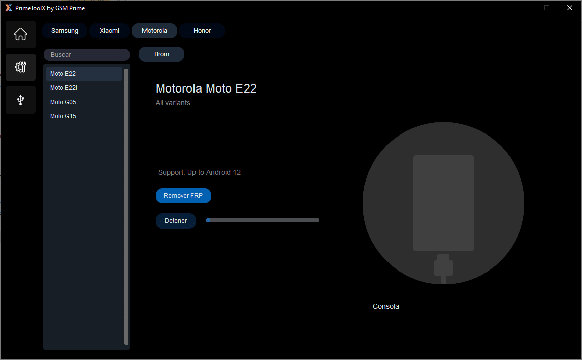 Prime os performance version x32 user interface on a computer screen