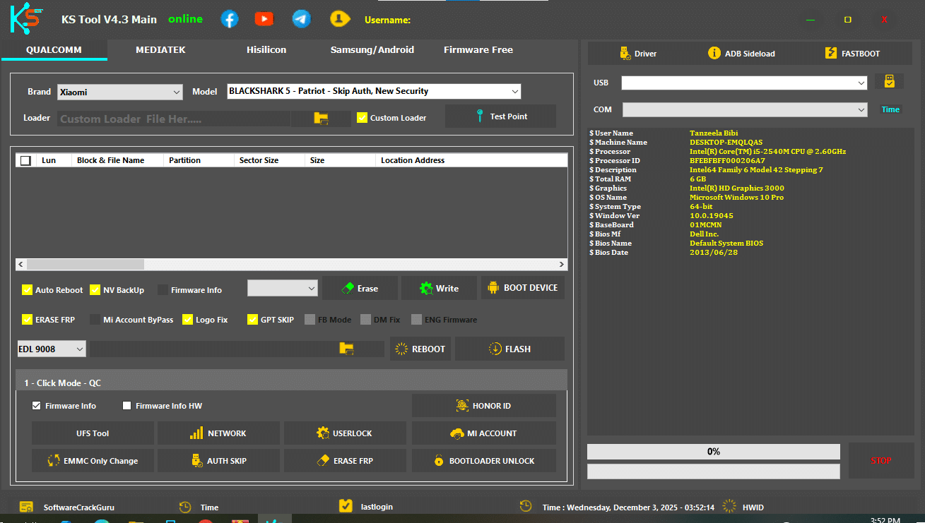 How to use k tool step by step for android repair and flashing