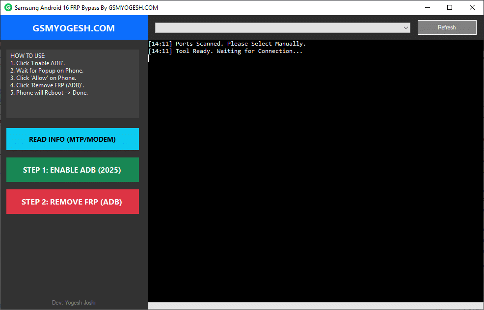 Samsung android 5 frp bypass guide