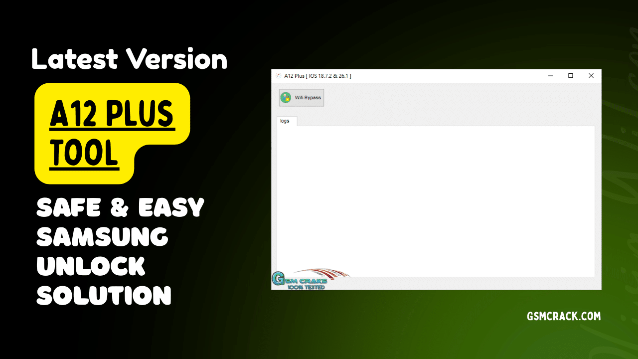Samsung a12 auto patch tool interface