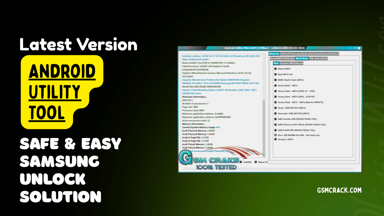 Android utility tool latest version interface for mobile repair