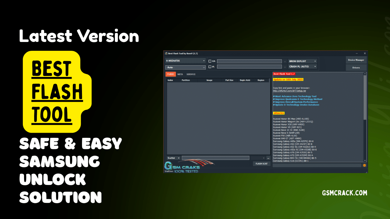 Best flash tool by boss new version interface for android flashing and repair