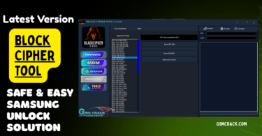 Screenshot of block cipher tool v1. 0. 0. 1 showing frp reset adb functions and device management interface