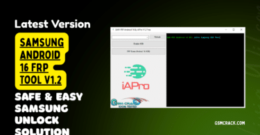 Samsung android 16 frp tool v1. 2