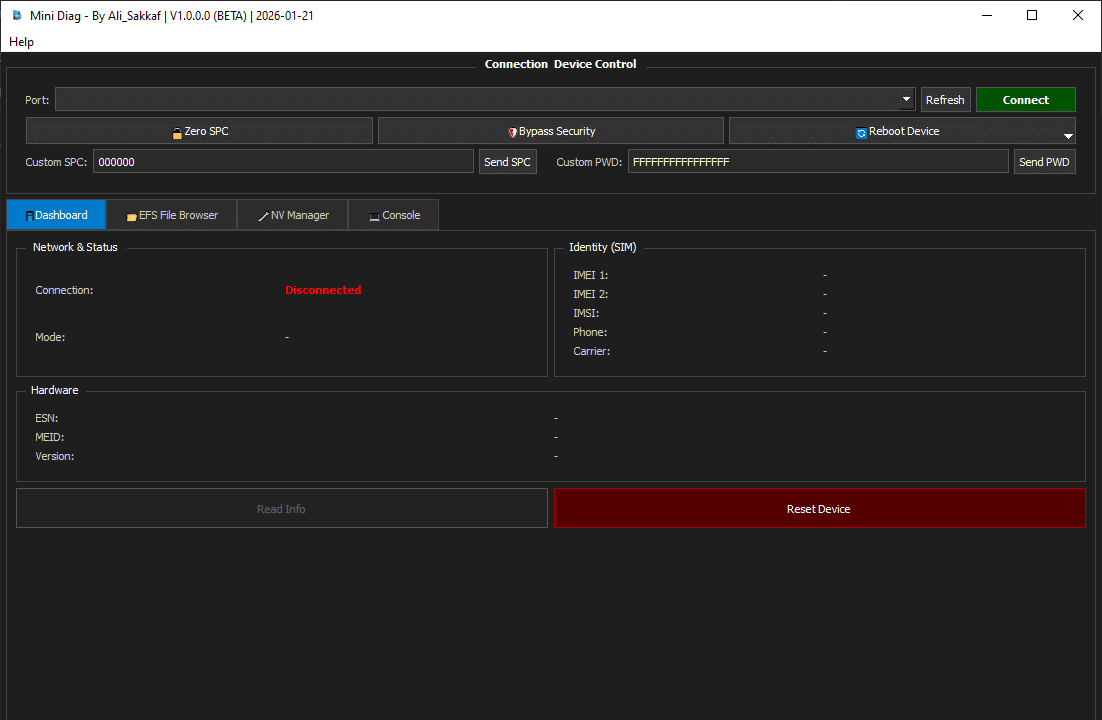 Mini diagnostic check cost for car inspection service