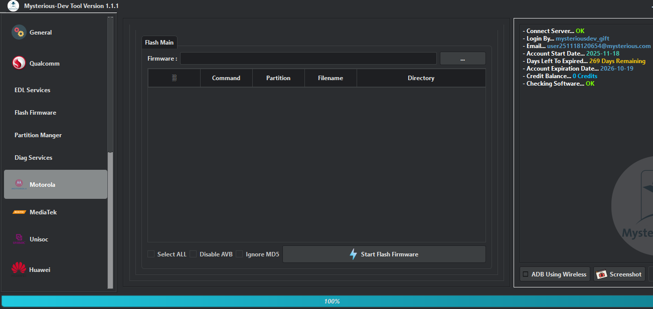 Mysterious devtools 1. 0. 4 interface for android servicing and repair functions
