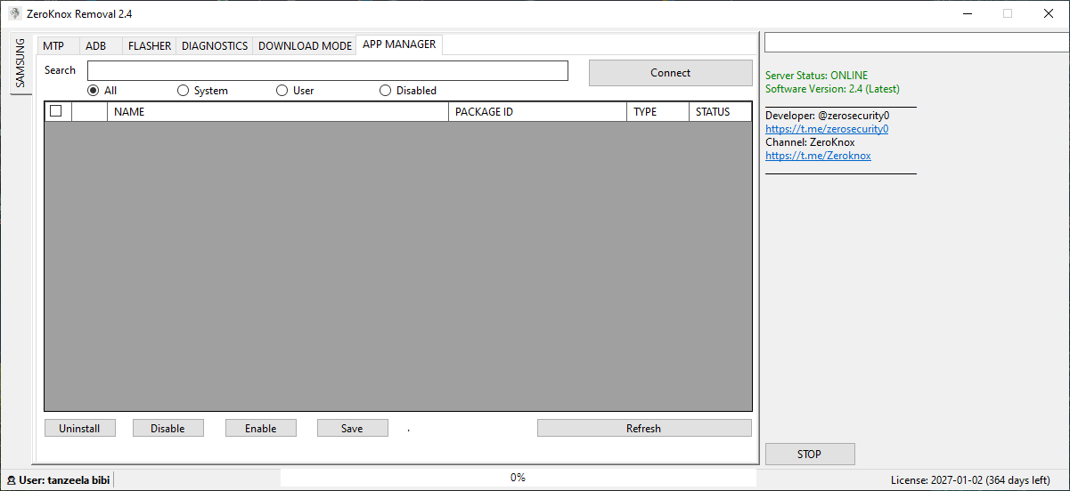 Zeroknox frp removal tool for bypassing factory reset protection on android devices.
