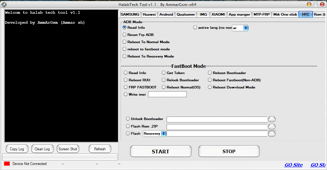 Halabtech tool 1. 1. 6 interface screenshot