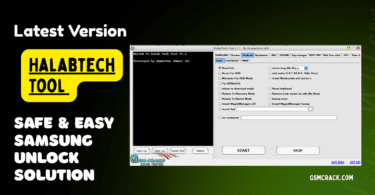 Halabtech tool v1. 1. 6 interface showing frp reset and flashing features for android devices