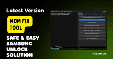 Mdm fix tool v1. 0. 9. 6 main interface showing device connection options and mdm bypass features.