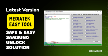 Smartphone mediatek remove frp tool interface on android devices