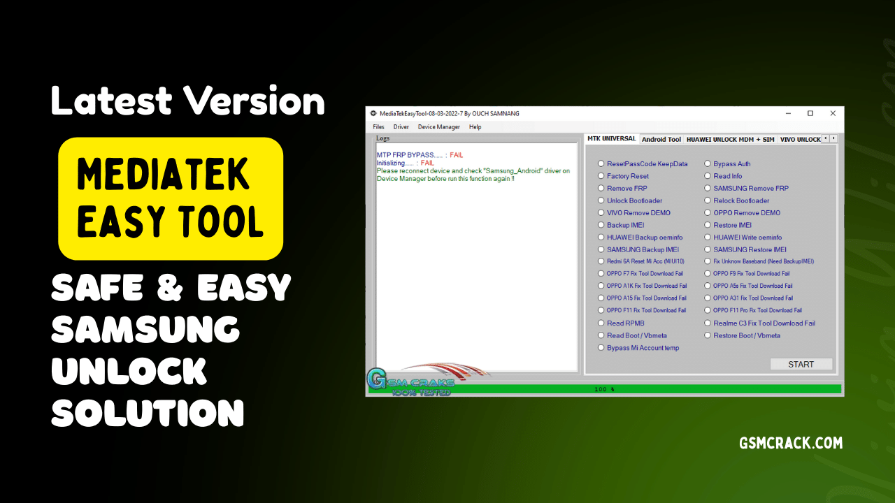 Mediatek easy tool